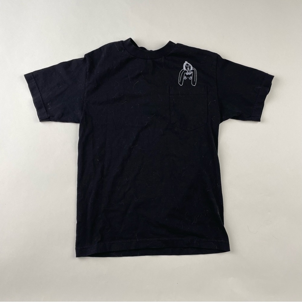 Black Tee with Graphic Design